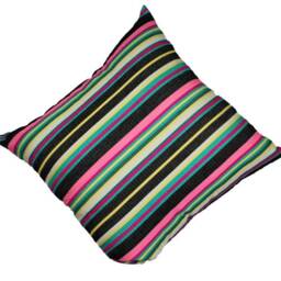 striped Throw Pillow Cover Multicolor Euro Sham, 26x26 - thumbnail 2