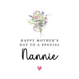 Nannie Mother's Day Candle Gift Keepsake Card Print Mothers - thumbnail 4
