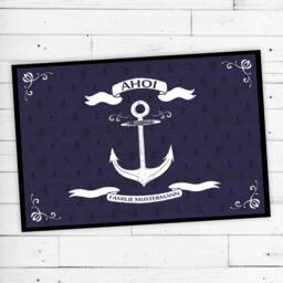 "Floor Mat Ahoi ""Anchor"