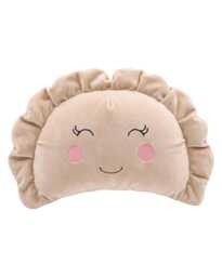Pierogi Plush Pillow With Pink Cheeks - Handmade in Poland - Soft Dumpling Toy & Home Decor - thumbnail 1