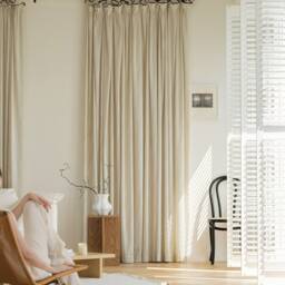 Haseeb Linen Sheer Curtain With Black Border At The Top, Custom Panel, For Bedroom & Livingroom, Extra Long Curtain, 1Pc - thumbnail 2
