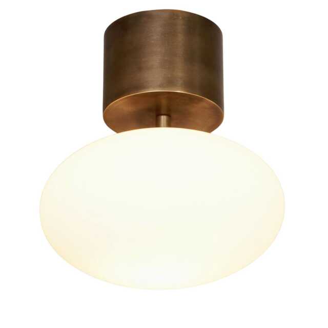 Modern Handmade Brass Single Lelli Ceiling Light, Flush Mount Hallway & Bathroom - image 1