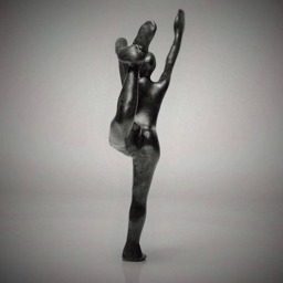 standing Bow Bronze Yoga Sculpture - thumbnail 3