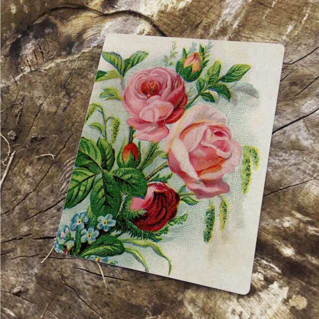Rose Flower Vintage Advertising Enamel Metal Tin Sign Wall Plaque