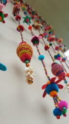 Mc0002 Elephant Set B 100% Handmade Cute Doll Beads Curtain For Home Decoration - For Window - thumbnail 1