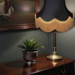 Traditional Black Fabric Lampshade Handmade For Table & Floor Standard Lamp Bases, Wall Light Fixtures, Ceiling Pendant Fittings - thumbnail 3