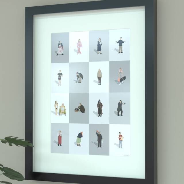The League Of Gentlemen Illustrated Print - Dark Comedy Show Art For Home - image 1