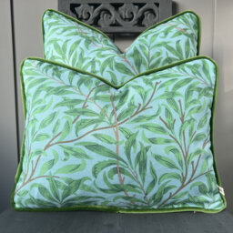William Morris Ben Penreath Willow Bough Blue Green Cushion Pillow Throw Cover - thumbnail 1