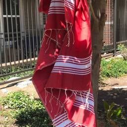 Large Turkish Bath Towel Hand Loomed Peshtemal Fouta Cotton Beach Pool Quick Dry - thumbnail 4