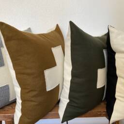 Natural Linen Pillow Cover Tan Exposed Zipper-Leather Pull 14x24 20x20 22x22 24x24 High Quality Housewarming Gift 100% - thumbnail 4