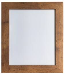 Vintage Wood Photo Frame Metro Style, Plastic Glass - A4, A3, 10x8, 14x11