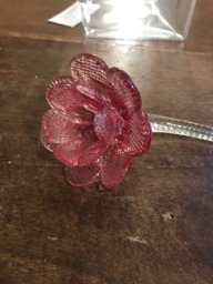 Flowers, Spare Parts For Chandeliers in Murano Glass, Rose & Crystal - thumbnail 1