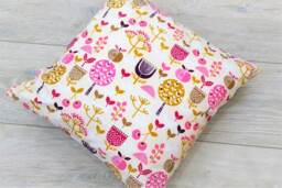 Children's Cushion Cover - Kids Bedroom Nursery Handmade 100% Cotton Natural Hessian Scandi Retro Only - thumbnail 1
