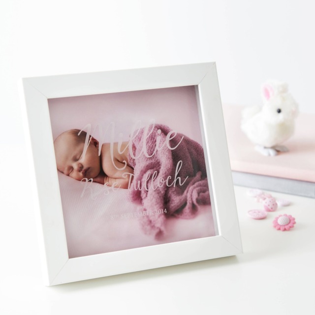 Christening Naming Day Photo Box Frame, Day, Baptism Gifts - image 1