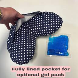 2 in 1 Post Surgery Pillow & Seatbelt + Ice Pk Recovery Post-Op Chest Mastectomy Cushion - thumbnail 2