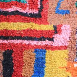 Colorful Moroccan Rug, Custom Fabulous Boujad Abstract Multicolored Carpet, Handmade Bohemian Rug - thumbnail 4