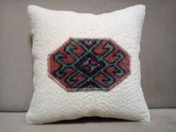 Anatolian Pillow Cover 16x16 Inches Turkish Cotton Kilim Lumbar Sofa Home Decoration Pillow Decorative Cushion