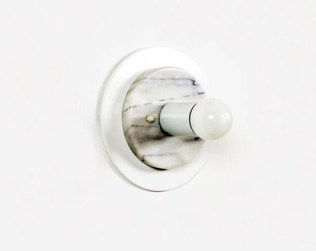 Minimalist White Marble Wall Sconce Lamp Lighting Fixture Light Kitchen - image 1