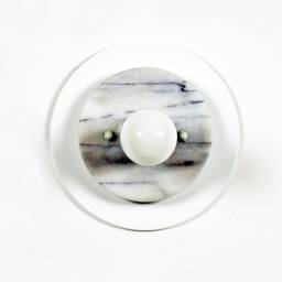 Minimalist White Marble Wall Sconce Lamp Lighting Fixture Light Kitchen - thumbnail 2
