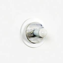 Minimalist White Marble Wall Sconce Lamp Lighting Fixture Light Kitchen - thumbnail 4
