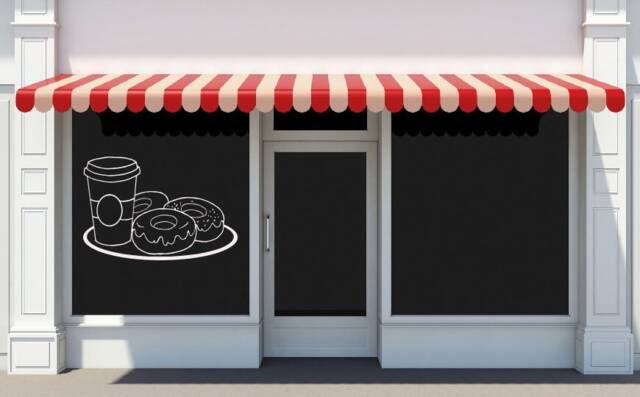 Donut Wall Decal Vinyl Window Sticker T1000 - image 1