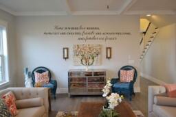 Home Quote Wall Decal Love, Memories, Family Vinyl Sticker - thumbnail 1