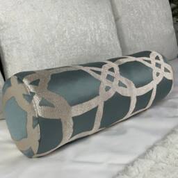 "Duck Egg Bolster Cushion 16""x6" - thumbnail 4
