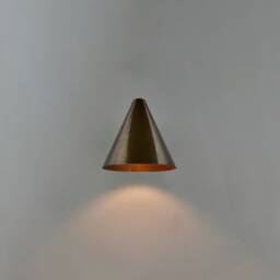 Scandinavian Wall Light Design, Cone Indoor Outdoor Sconce Lighting, Mid Century Copper Sconce, Modern Bedroom Lamp Fixtures - thumbnail 3