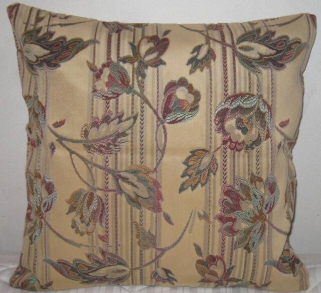 Velveteen Floral Decorative Pillow Cover-In 20 - image 1