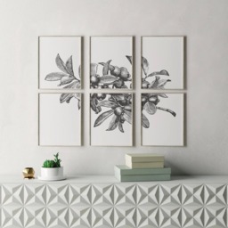Printable Botanical Print Set, Prints, Art, Wall Art Modern Contemporary - thumbnail 1