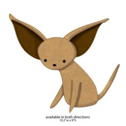 Chihuahua Dog Decal Sticker For Animal Theme Wall Mural - thumbnail 2
