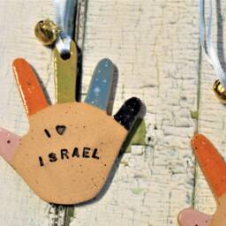 Hand Of Fatima, Ceramic Wall Hanging, Hamsa Home Decor, Hamsa, Unique Ceramics, Ceramics & Pottery - thumbnail 2