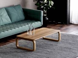 Modern Coffee Table - Aesthetic Coffee Table Wooden Oak Minimalist Scandi Unique