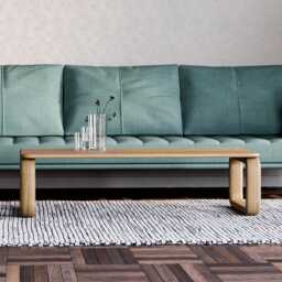 Modern Coffee Table - Aesthetic Coffee Table Wooden Oak Minimalist Scandi Unique - thumbnail 3