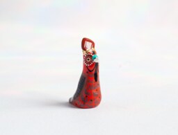 Birbs Of Paradise - Red Jasper - For Empowerment Self Esteem Bird Figurines - thumbnail 1