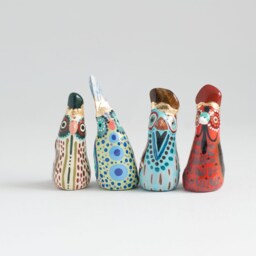 Birbs Of Paradise - Red Jasper - For Empowerment Self Esteem Bird Figurines - thumbnail 4