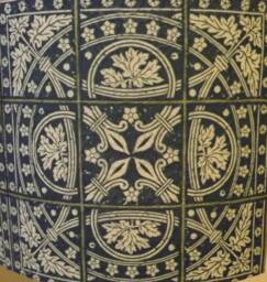 Moroccan Tile Lampshade, No4 Shabby Chic Lamp Shade, Vintage, Victorian, Scrapbooking Free Gift - thumbnail 1
