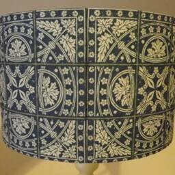 Moroccan Tile Lampshade, No4 Shabby Chic Lamp Shade, Vintage, Victorian, Scrapbooking Free Gift - thumbnail 2