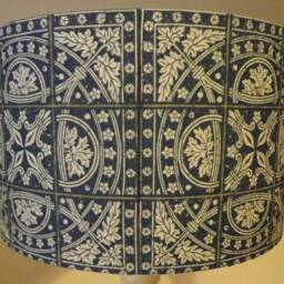 Moroccan Tile Lampshade, No4 Shabby Chic Lamp Shade, Vintage, Victorian, Scrapbooking Free Gift - thumbnail 3