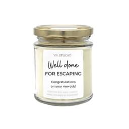 Funny New Job Gift Candle, Leaving Work Colleague, Funny Thank You Candle Or Box, Present, New Gift, Soy - thumbnail 2