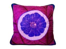 Purple Orange Scarf Pillow - Purple/Pink