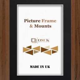Antique Dark Oak Photo Frame With Mount/A1 For A2 Print A3 A4 A5 Picture Poster With Mounts - thumbnail 2