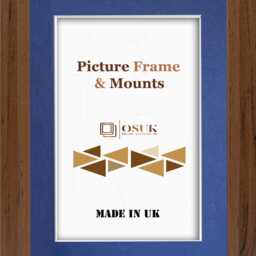 Antique Dark Oak Photo Frame With Mount/A1 For A2 Print A3 A4 A5 Picture Poster With Mounts - thumbnail 3