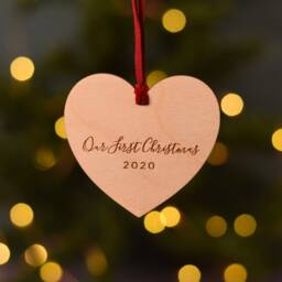 Personalized Family Christmas Ornament - Custom Map Heart Keepsake Ornament Tree Decoration Long Distance Gift - thumbnail 3