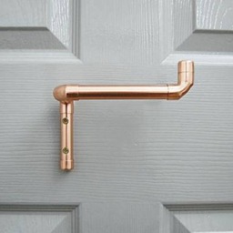 Copper Toilet Roll Holder Industrial Bathroom Decor - thumbnail 3