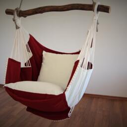 Hammock Chair Red/White - thumbnail 3