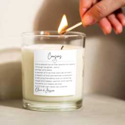 Cousin Personalised Scented Candle, Christmas Gift, Birthday Soul Sisters Gifts For Her, Her - thumbnail 3