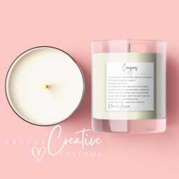 Cousin Personalised Scented Candle, Christmas Gift, Birthday Soul Sisters Gifts For Her, Her - thumbnail 2