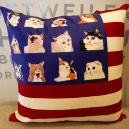Cats Of America Pillow Cover - thumbnail 2