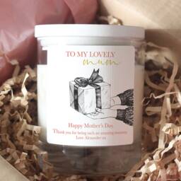 Mothers Day Gift, Gift For Mum, Candle, Personalised Soy Candle Mother - thumbnail 2